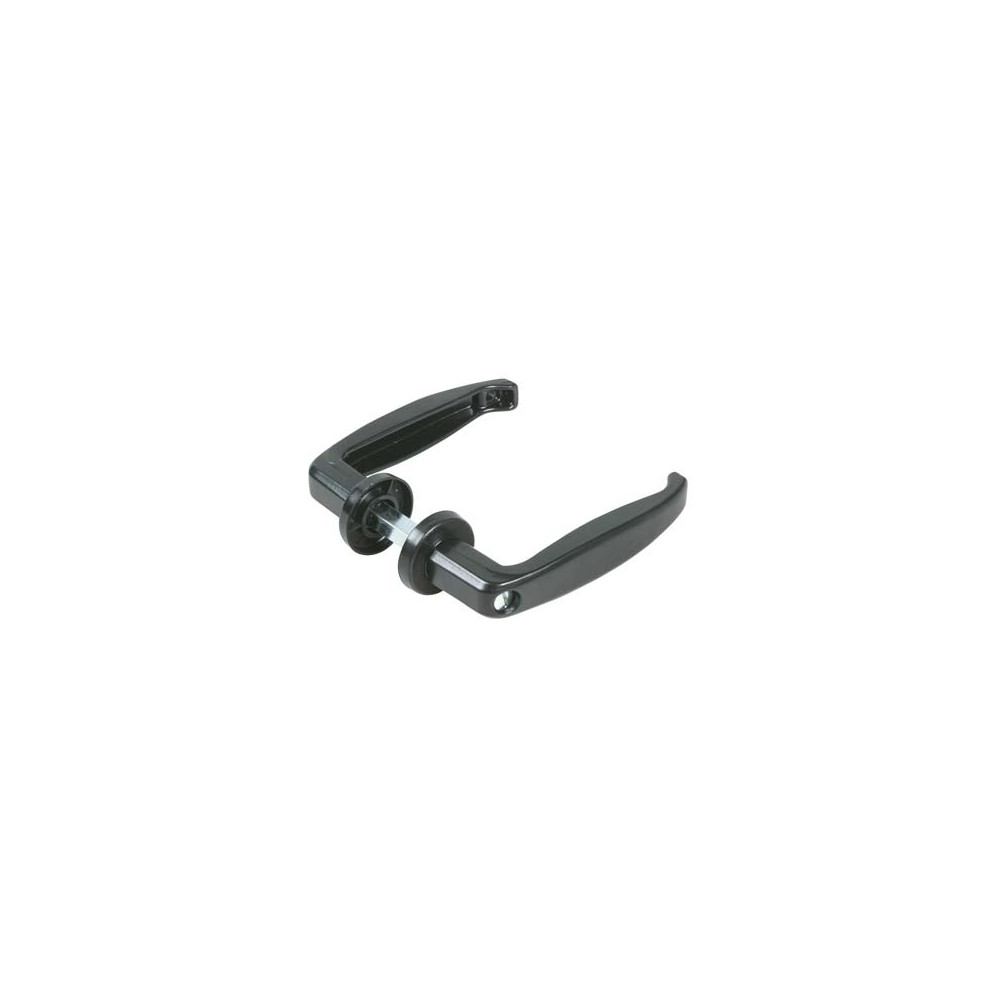 MANIGLIE PORTA METALLO NERE VITE TESTA QUADRA MM 8X33