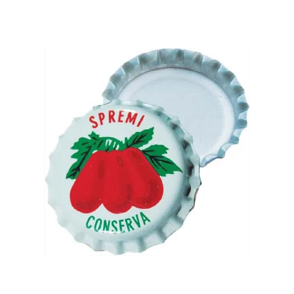 TAPPO CORONA POMODORO CONFEZIONE 100 PZ