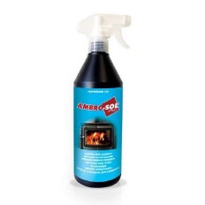 PULITORE SPRAY X VETRI CAMINI ML 750 AMBRO-SOL