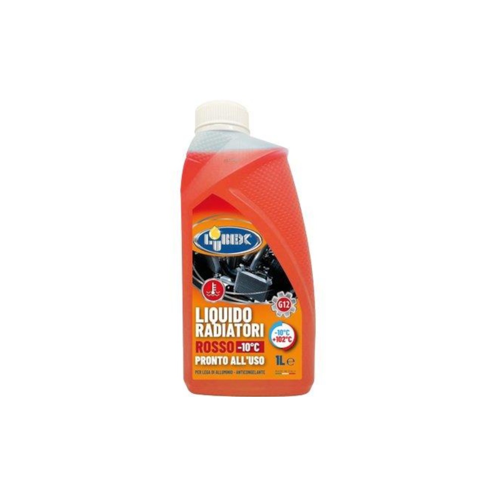 LIQUIDO ANTIGELO X RADIATORE AUTO ROSSO  LUBEX