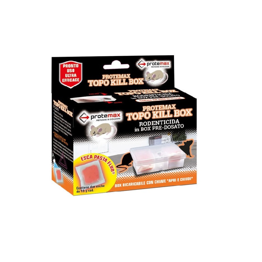 TOPO KILL BOX RODENTICIDA PASTA 30 GR PROTEMAX