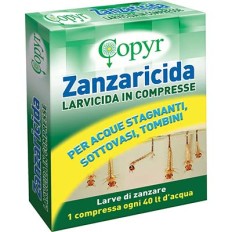 LARVICIDA ZANZARE PASTIGLIE 12 COMPRESSE DA 2 GR