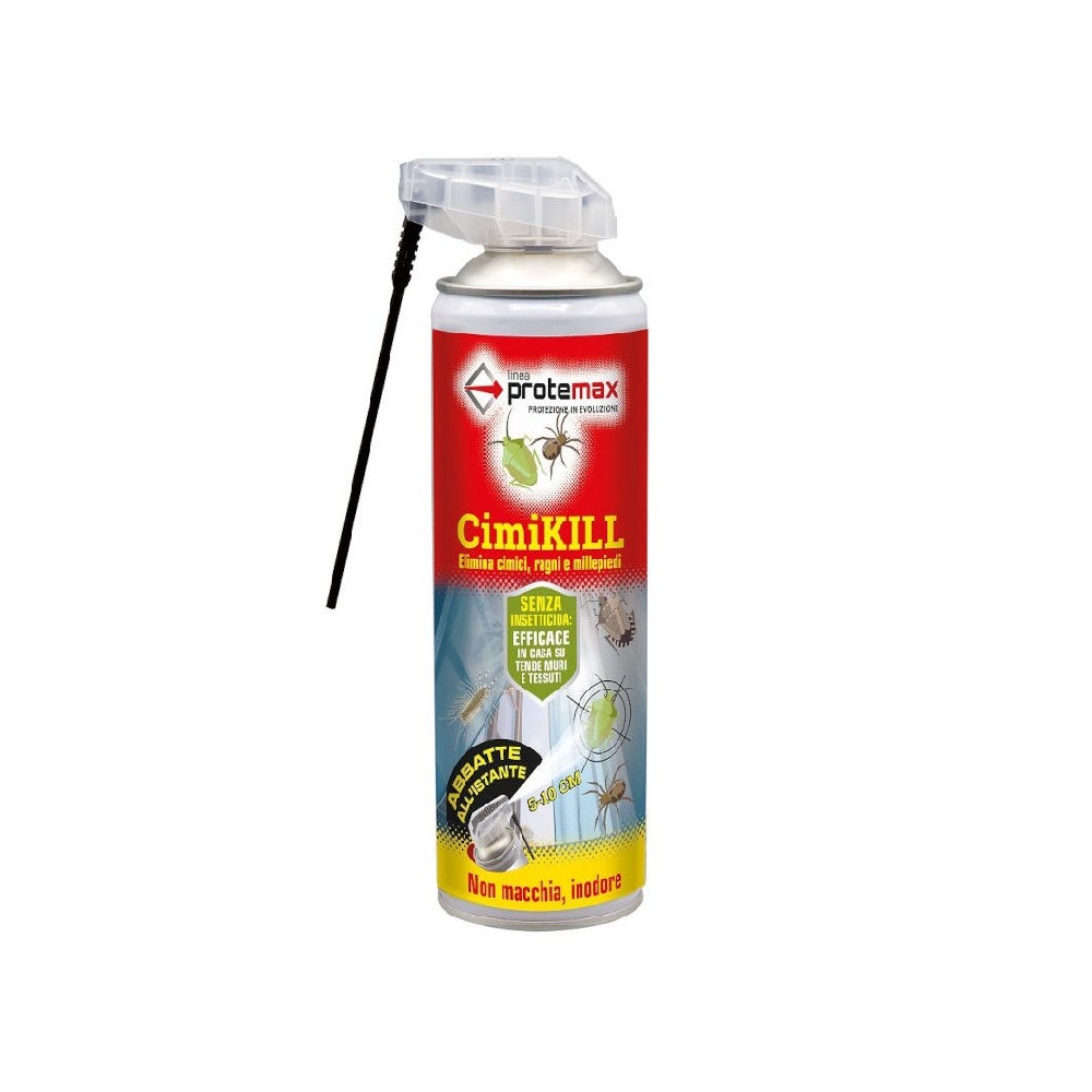INSETTICIDA CIMI KILL RAGNI, CIMICI E MILLEPIEDI 500 ML PROTEMAX