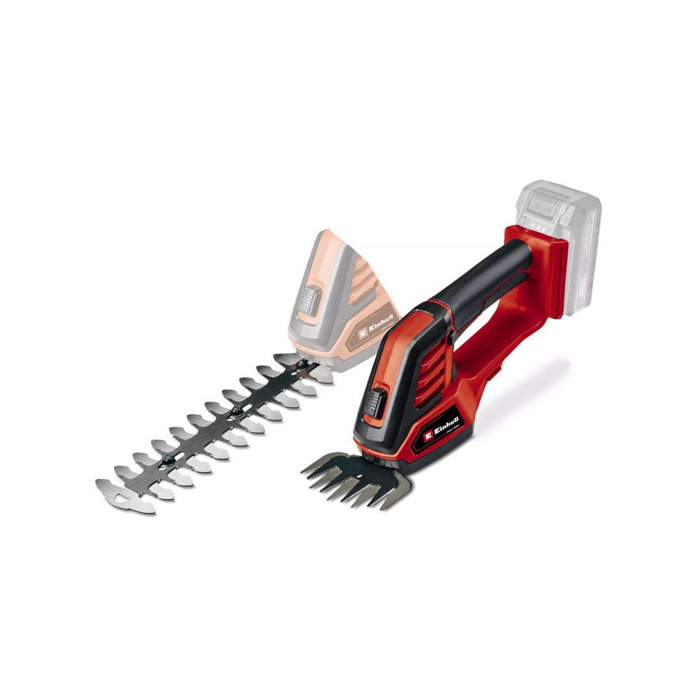 FORBICI CESOIE RASAERBA SIEPI CESPUGLI BATTERIA GE-CG 18/100 LI SOLO MACCHINA VOLT 18 X-CHANGE EINHELL