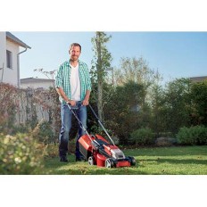 RASAERBA BATTERIA GE-CM18/30LI BRUSHLESS CON BATTERIA 3 AH E CARICABATTERIE VOLT 18 X-CHANGE EINHELL