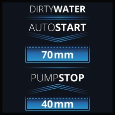 ELETTROPOMPA SOMMERSA ACQUE SPORCHE GE-DP 6935A ABS VOLT 230 WATT 690 HP 0.95 LT/M 290 H.MT 9EINHELL