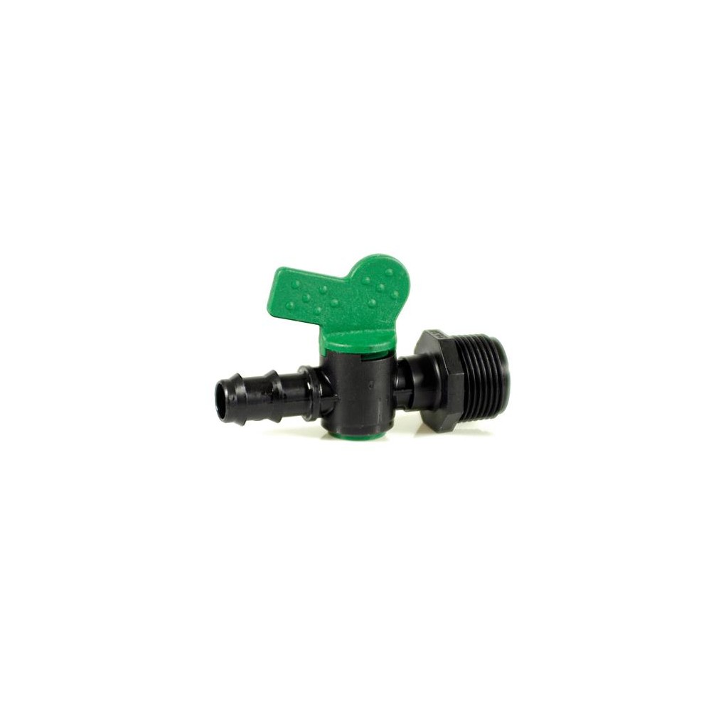 VALVOLE POLIETILENE PORTAGOMMA FILETTATA MASCHIO MM 16 Ø 1/2"