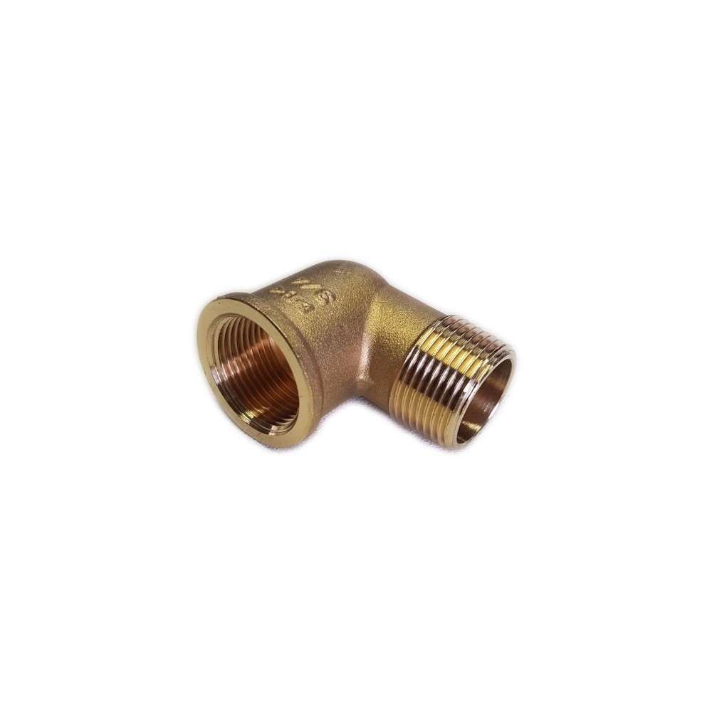 GOMITO 90°OTTONE MASCHIO FEMMINA