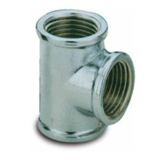 TEE OTTONE CROMATO Ø 1/2"