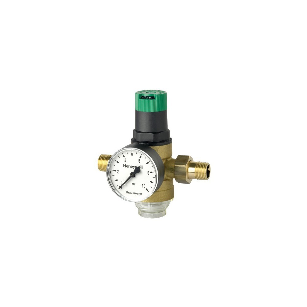 RIDUTTORE STABILIZZATORE PRESSIONE CON GHIERE Ø 1/2"