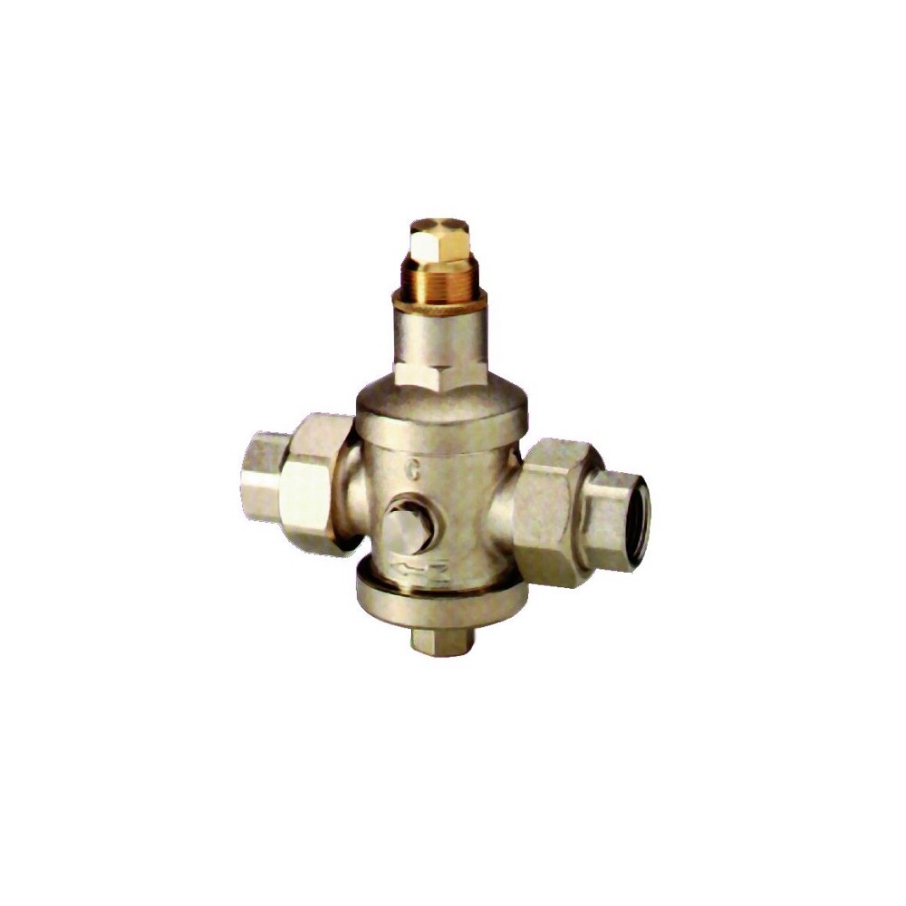 RIDUTTORE DI PRESSIONE AP MODELLO 502 CON GHIERE Ø 1/2"