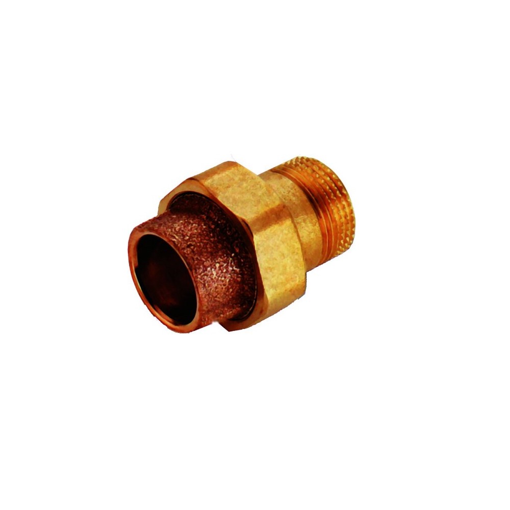 RACCORDO BOCCHETTONE 3 PEZZI A SALDARE IN BRONZO MASCHIO FEMMINA Ø 1/2 X 12