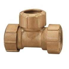 TEE IN OTTONE X TUBO POLIETILENE AD INNESTO Ø