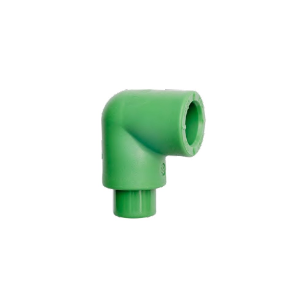 RACCORDO POLIPROPILENE GOMITO 90° MASCHIO FEMMINA Ø 20 MM