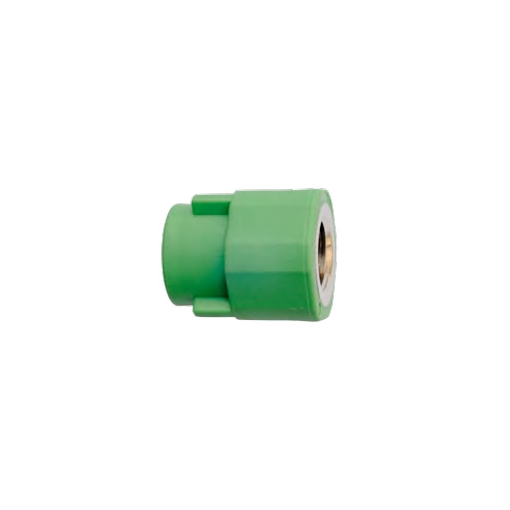 RACCORDO POLIPROPILENE FILETTATO FEMMINA FEMMINA Ø 1/2 X 20 MM