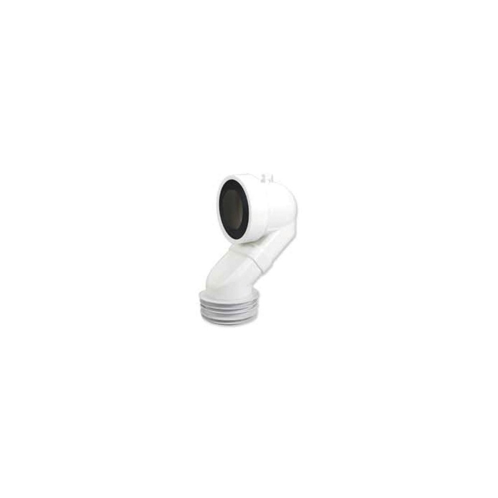 CURVA SCARICO WC TRASLATURA INCLINATA Ø 90X90/110