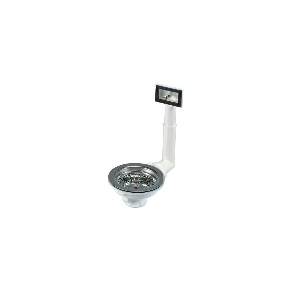 PILETTA PVC LAVELLO GRANDE CON TROPPO PIENO Ø 1"1/2