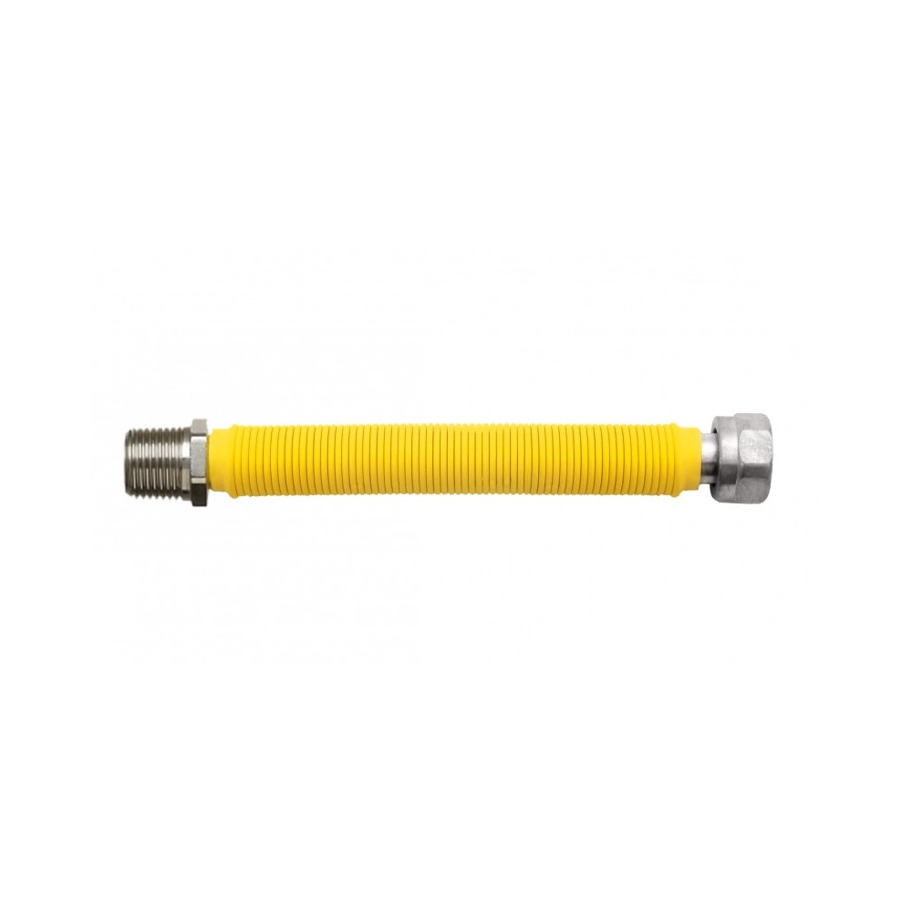 FLESSIBILE INOX COIBENTATO ESTENSIONE 200/210 MM MASCHIO FEMMINA Ø
