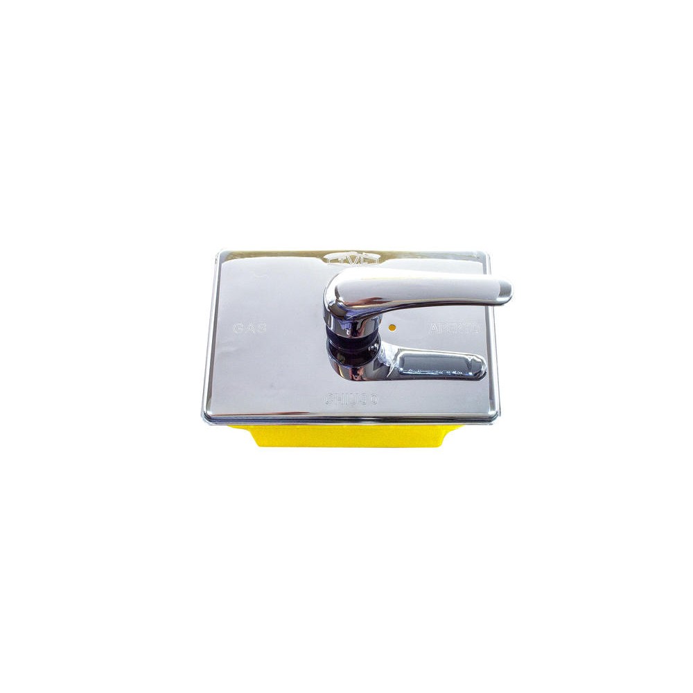 RUBINETTO GAS INCASSO CON LEVA 14 MM