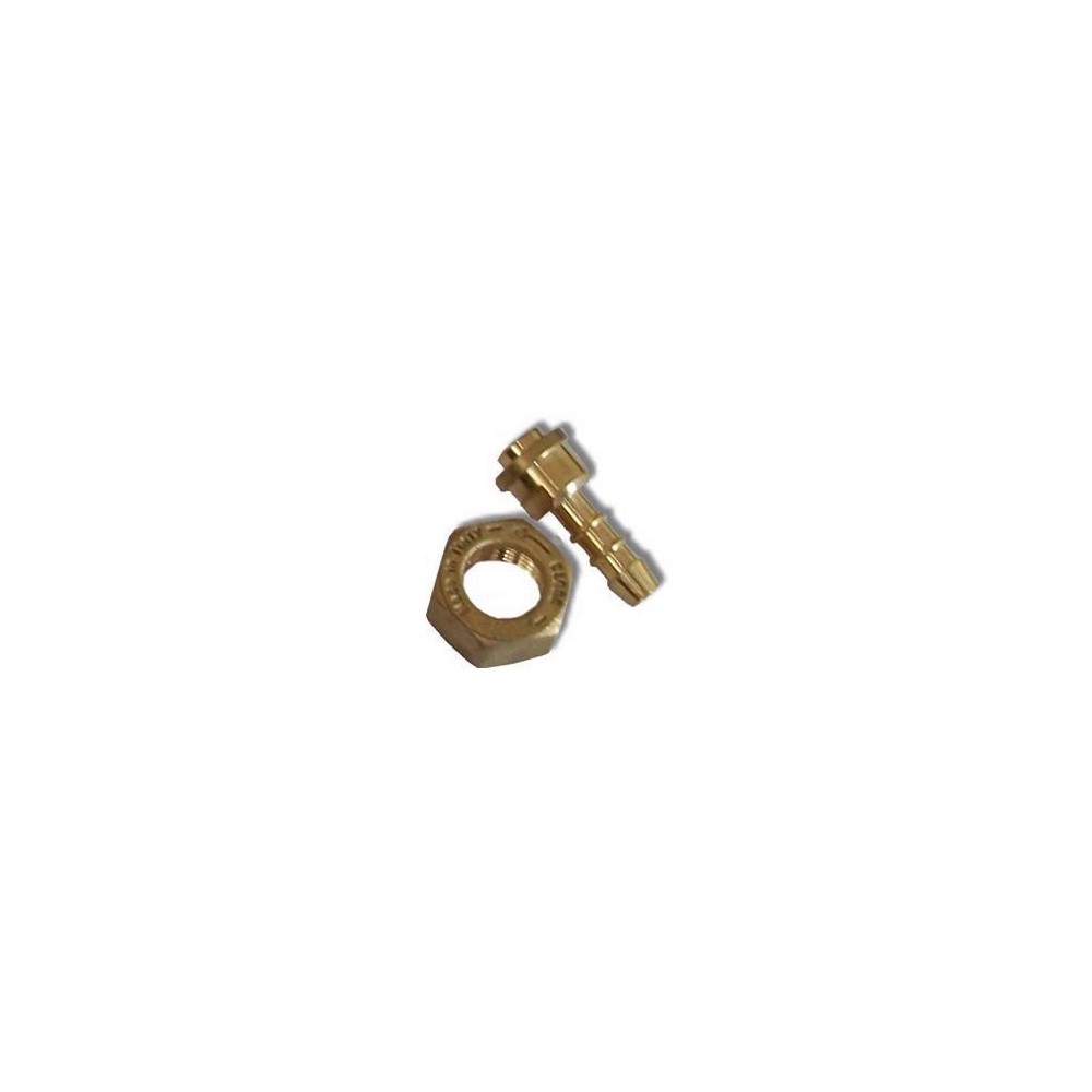 RACCORDO GAS GPL PORTAGOMMA FILETTATURA PASSO GAS FEMMINA Ø 1/2"