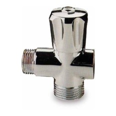 RUBINETTO ATTACCO LAVATRICE 3 VIE CROMO Ø 1/2"