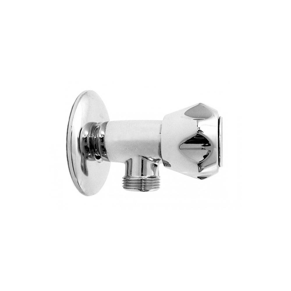 RUBINETTO A MURO SNODO OLD CROMO Ø 1/2" X 1/2"