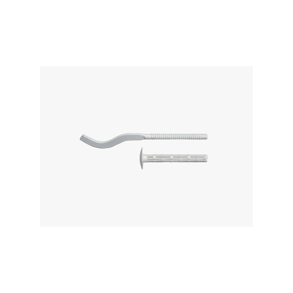 MENSOLA PIATTA RADIATORE COPPIA ALLUMINIO BIANCO MM 9X170