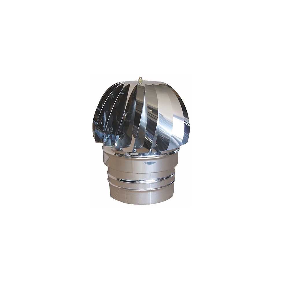 FUMAIOLI GIREVOLI ACCIAIO INOX 5/10 MONOPARETE BASE MASCHIO TONDA Ø