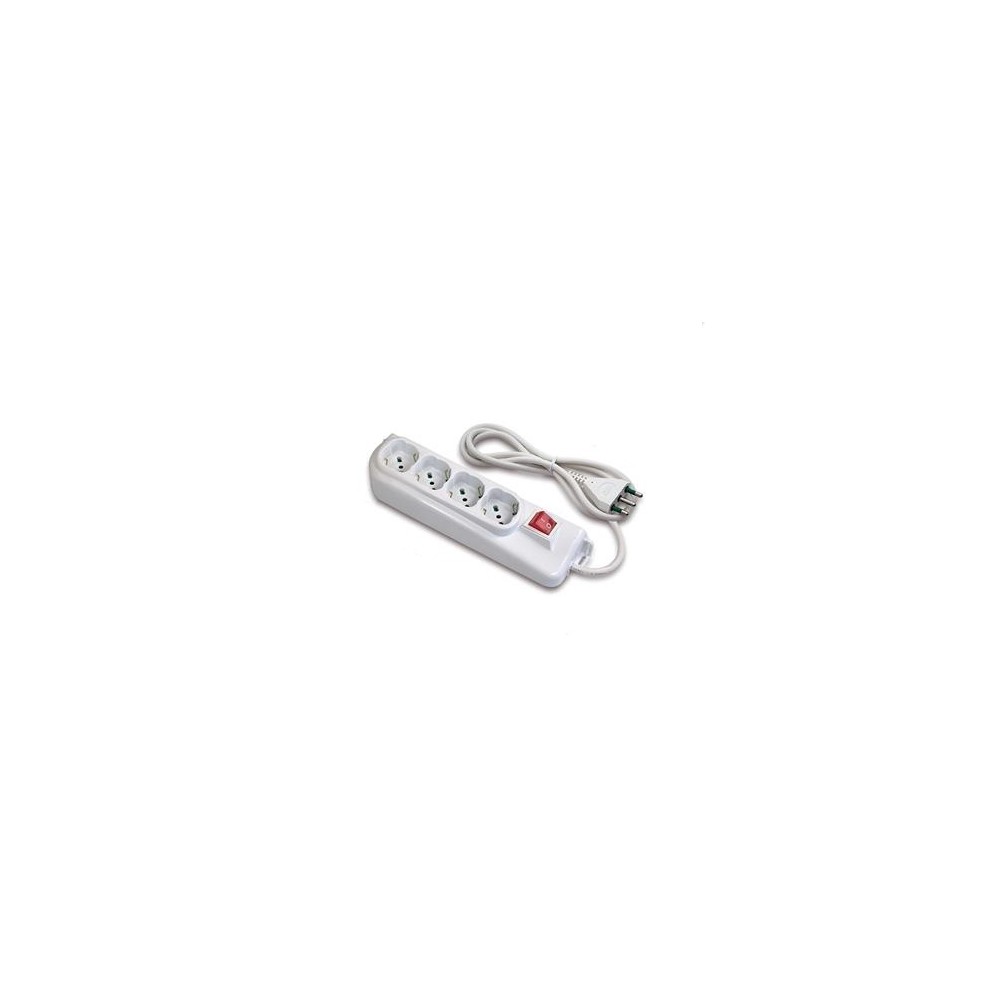 MULTIPRESA CON INTERRUTTORE CON CAVO 10/16 AMPERE PRESE SCHUKO