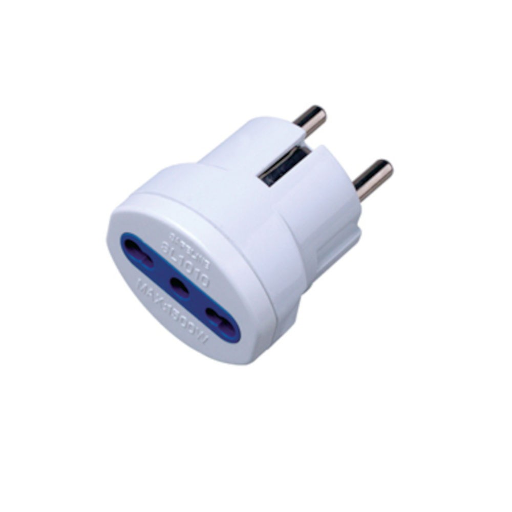 ADATTATORE SPINA SCHUKO USCITA BIPASSO