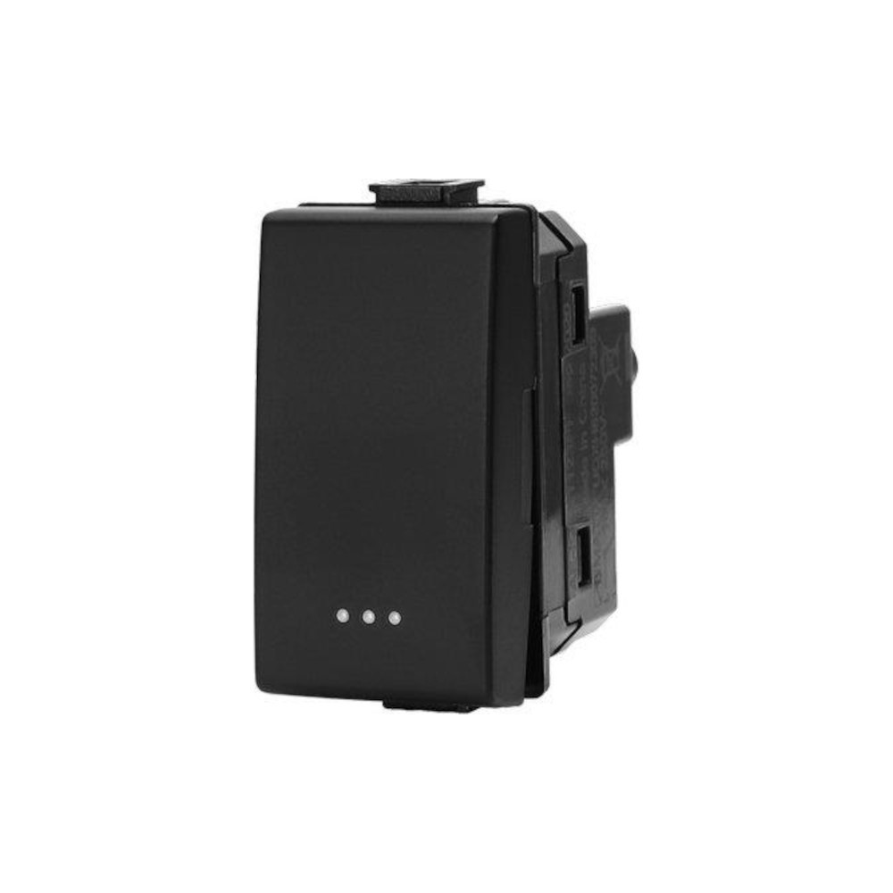 DEVIATORE COMMERCIALE TIPO MATIX NERO 16A  250V