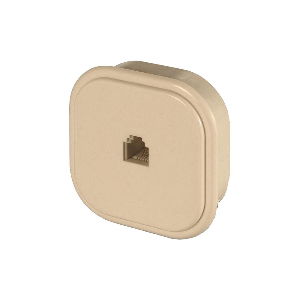 PRESA TELEFONO PLUG 6/4C. DA INCASSO SCATOLE VECCHIO MODELLO