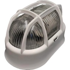 PLAFONIERA PPL GRIGLIA OVALE BIANCA VOLT 230 WATT MAX 60 E27 CM 10,5 X 18,5 H CM 10,8