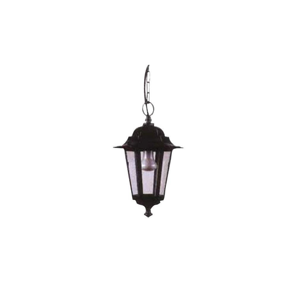 LANTERNA AXEL SOFFITTO CON CATENELLA NERE FU-7900