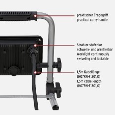 PROIETTORE A LED PORTATILE TERRA 30W 2700LM IP 65 CAVO MT 1,5 H07RN-F3G1.0BRENNENSTUHL