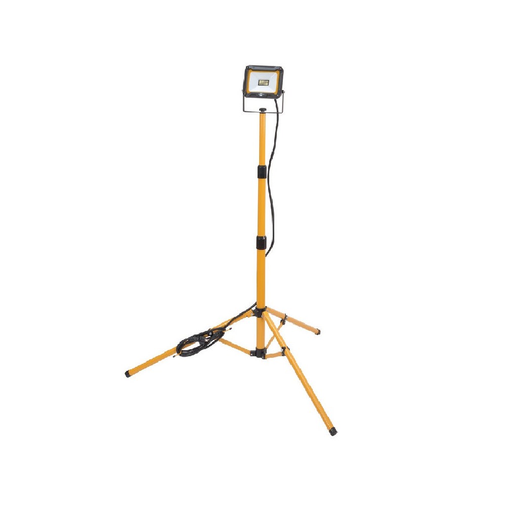 PROIETTORE A LED SUPPORTO TELESCOPICO 30W 2650LM IP 65 CAVO MT 5 H07RN-F3G1.0 BRENNENSTUHL
