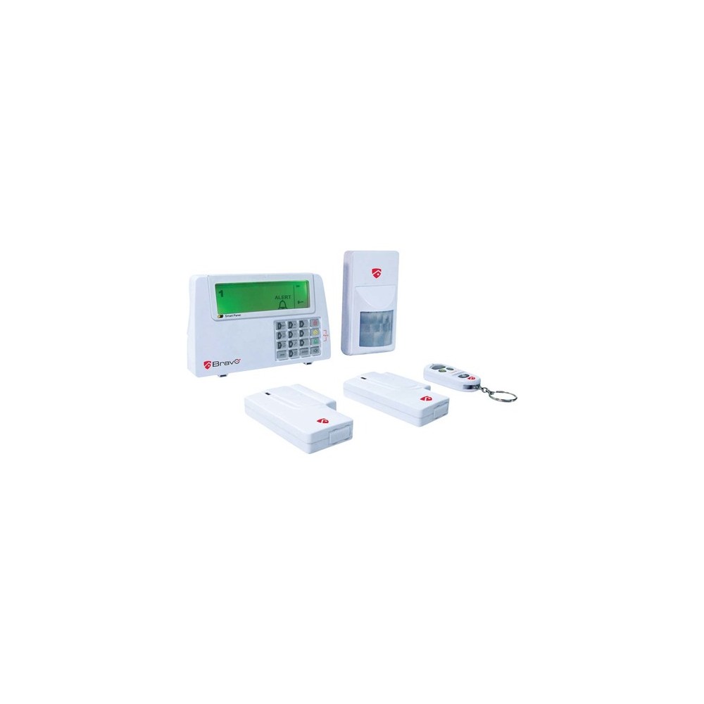 SISTEMA ALLARME WIRELESS SCUDO CONTATTI MAGNETICI PORTE-FINESTRE BRAVO