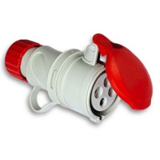 PRESA VOLANTE INDUSTRIALE CEE IP44 ROSSA