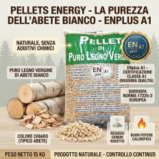 PELLETS ENERGY ENPLUS A1 SACCHI KG 15
