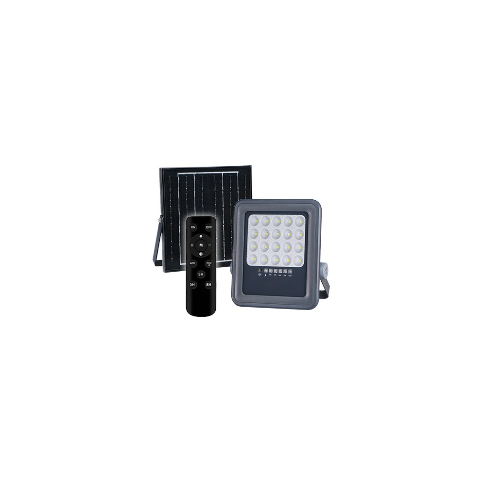 FARO LED TK09 DA ESTERNO IP65 CON PANNELLO SOLARE