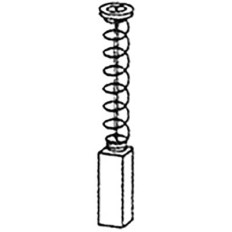 CARBONCINO RICAMBIO SPAZZOLA Z0105 MM 5 X 8 ALTEZZA MM 15,5 CONFEZIONE 2 PEZZI