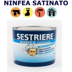 SMALTO NINFEA AD ACQUA BIANCO SATINATO