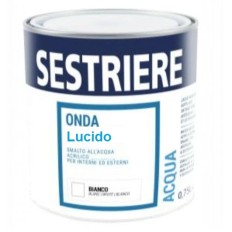 SMALTO ONDA AD ACQUA BIANCO LUCIDO  SESTRIERE