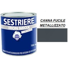 SMALTO MICACEO IRON MIOX CANNA FUCILE METALLIZZATO 2194  SESTRIERE