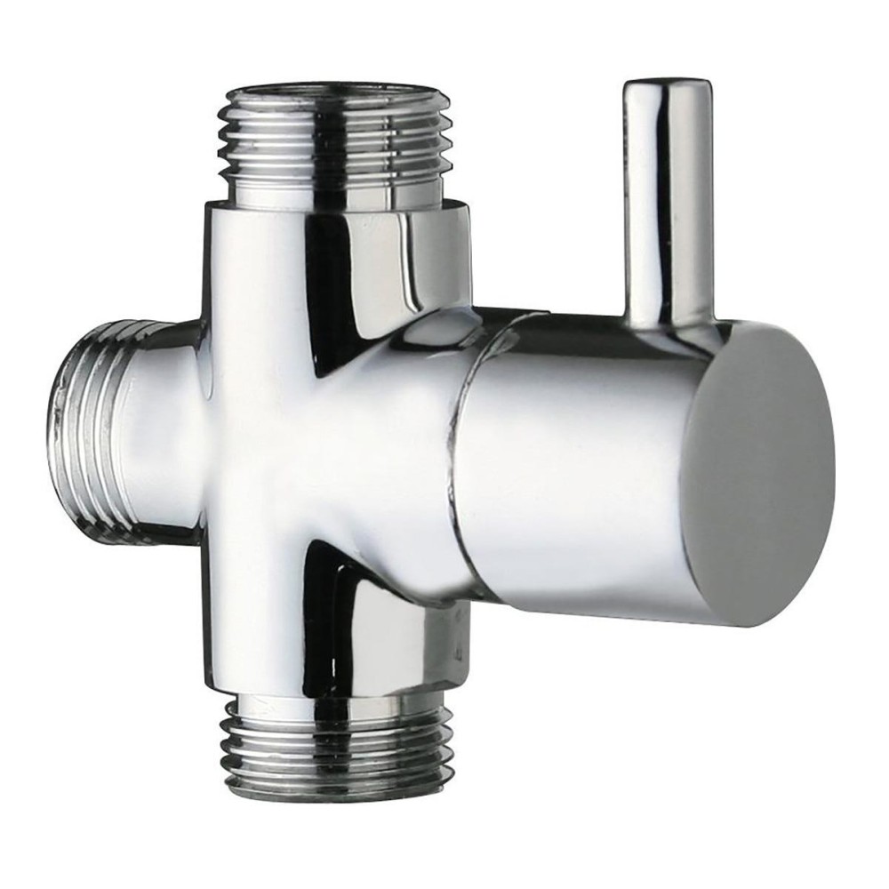 DEVIATORE DOCCIA CROMO X COLONNA A LEVA MASCHIO Ø  3/4  X 1/2 X 1/2 MM DAMAST