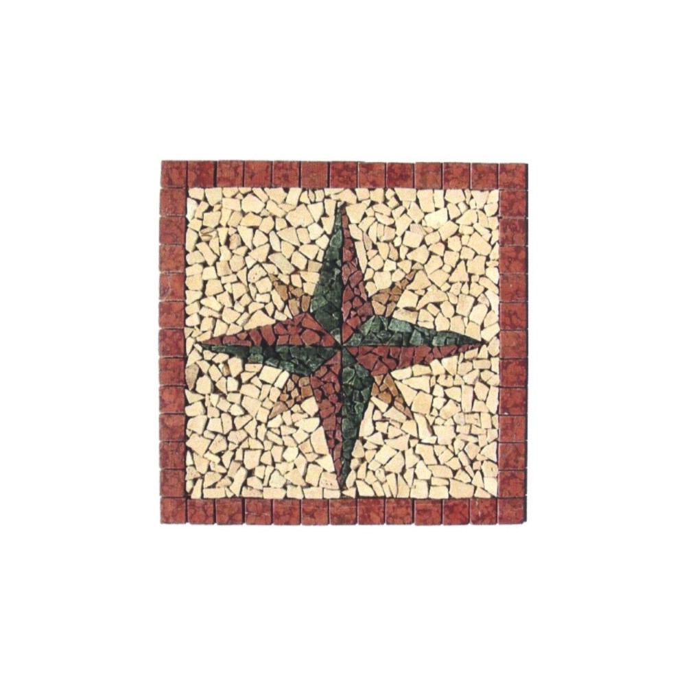 P/7 ROSONE VERDE ROSSO CM 66X66