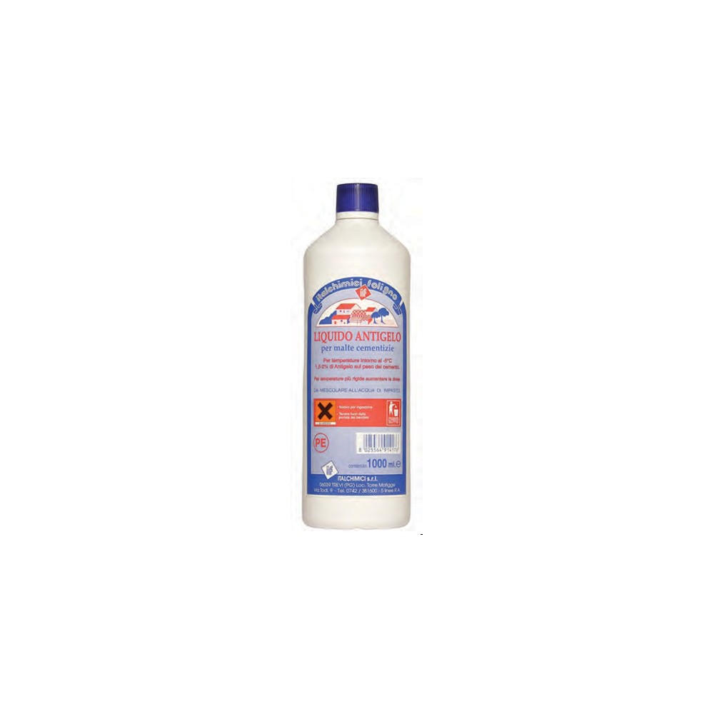 ANTIGELO LIQUIDO PER MALTE CEMENTIZIE ML 1000 ITALCHIMICI