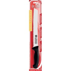 COLTELLO PANE PROFESSIONALE MANICO PLT ACCIAIO INOX CM 24DE LUCA