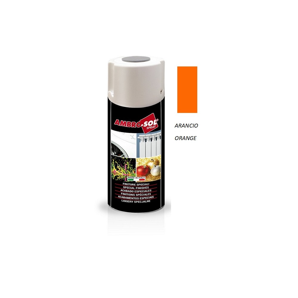 SMALTO BOMBOLETTA SPRAY FLUORESCENTE ML 400  AMBRO-SOL