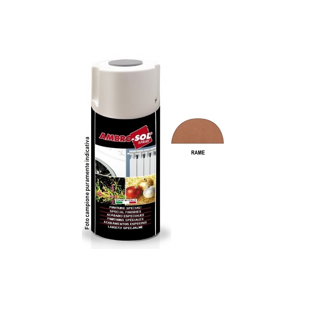 SMALTO BOMBOLETTA SPRAY EFFETTO METALLI PREZIOSI 400 ML  AMBRO-SOL